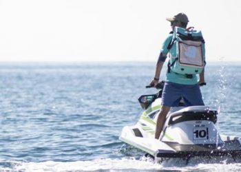 Deliveroo repartirá comida por la ría de Vigo en motos de agua