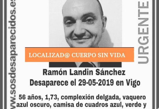 Encuentran el cadáver de un vigués que llevaba desaparecido dos meses