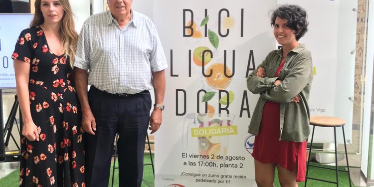 El Gran Vía de Vigo presenta la gran Bicilicuadora Solidaria