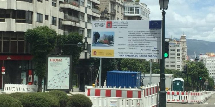 El Concello de Vigo anuncia para este miércoles el corte de tráfico en la Gran Vía