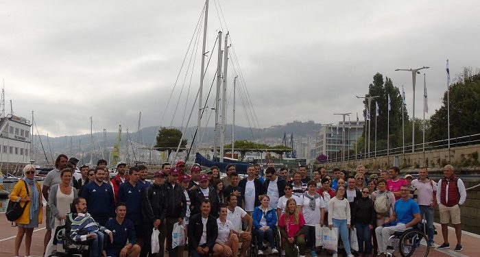La primera Regata Solidaria Inclusiva “Vigo a Vela” reúne a 70 personas