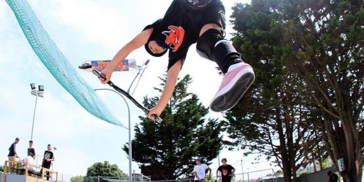 Os mellores patinadores de España compiten esta fin de semana no Porto Scoot de Nigrán