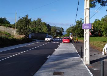 Rematadas as obras de acondicionamento do acceso á praia de Nerga, en Cangas