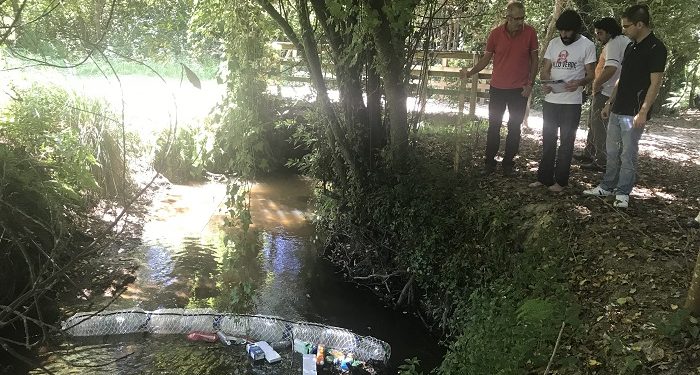 Nigrán instala no Muíños a primeira biobarda contra contaminación de Europa