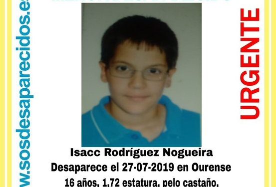 Buscan a un menor de edad de Vigo desaparecido en Ourense