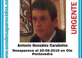 Buscan a un vecino de Oia que lleva nueve días en paradero desconocido