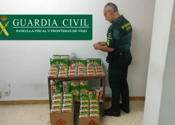 La Guardia Civil se incauta de más de 6.000 petardos de venta ilegal en Nigrán