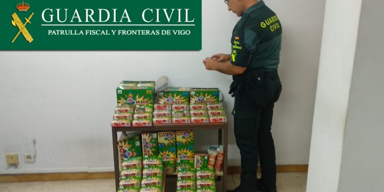 La Guardia Civil se incauta de más de 6.000 petardos de venta ilegal en Nigrán