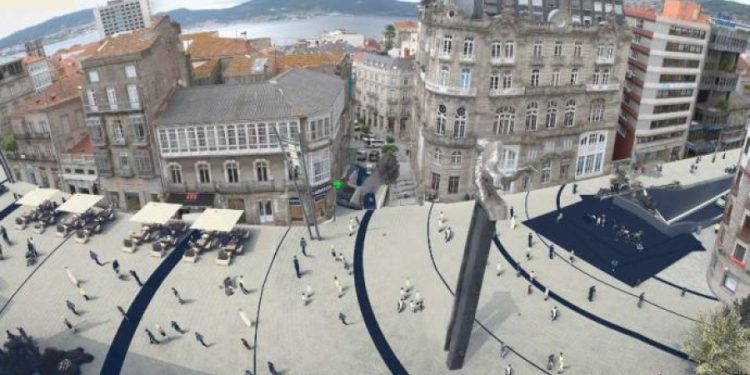 El nuevo ‘Vigo Centro’ que plantea Caballero: “absolutamente peatonal” entre Colón y Pi y Margall