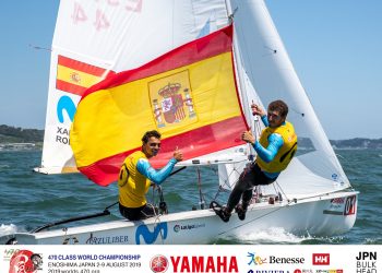 Plata para Jordi Xammar y Nico Rodríguez en el Mundial de 470 en Japón