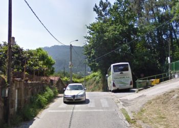 Dos heridos, uno de ellos menor de edad, tras sufrir una caída de moto en Gondomar