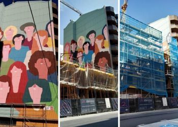 Vigo pierde uno de los mayores murales del programa de arte urbano Ciudad de Color