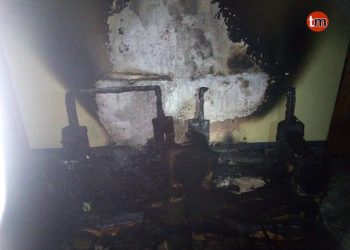 Una mujer resulta herida en Nigrán al arder su vivienda