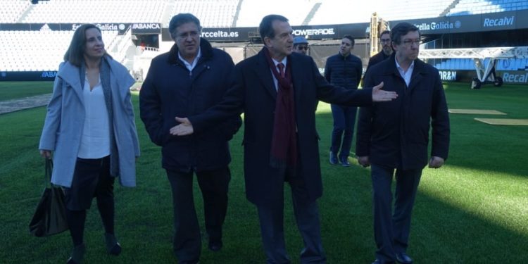 Caballero guarda silencio sobre Mouriño y sobre la obra de Marcador