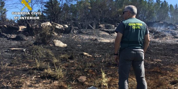 Imputan a un vecino de Cangas los incendios forestales de este mes en Punta Couso
