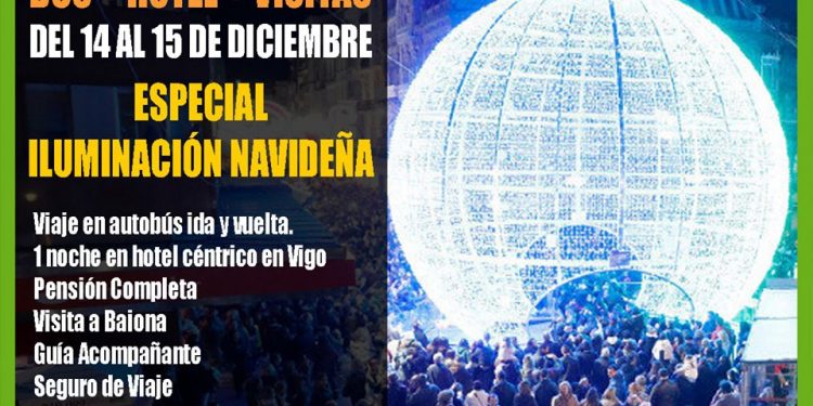 Organizan un BlaBlaCar en autobús desde Asturias para ver las luces de Navidad de Vigo