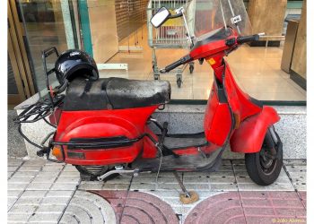 Una Vespa vintage