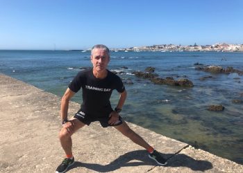 Martín Fiz, padrino y participante en la carrera 15K del Atlántico