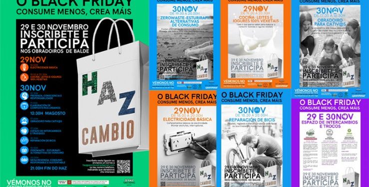 Greenpeace organiza en Vigo unhas xornadas alternativas ao ‘Black Friday’