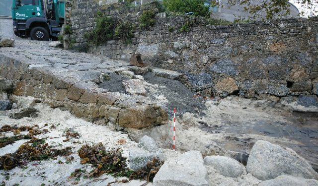 Comienza la reparación de la rampa de las playas del Museo do Mar