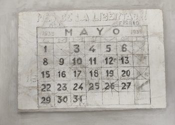 Oia recupera los grafitos de los presos retenidos en la Guerra Civil