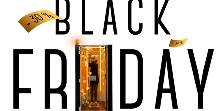 Una cabina voladora para celebrar el ‘Black Friday’ en Vigo con regalos