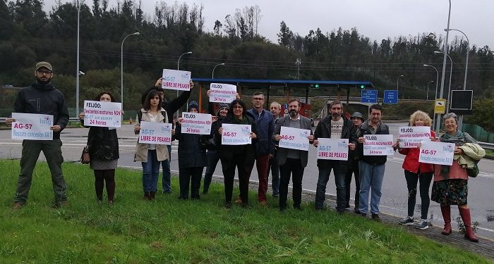 Novo acto reivindicativo pola gratuídade da AG-57 do Val Miñor