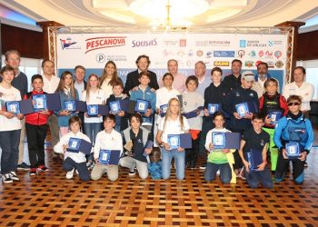 El balear Marc Mesquida conquistó el Meeting de Optimist en la ría de Vigo