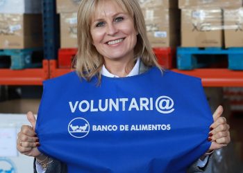 La periodista María Rey, madrina de la Gran Recogida del Banco de Alimentos de Vigo