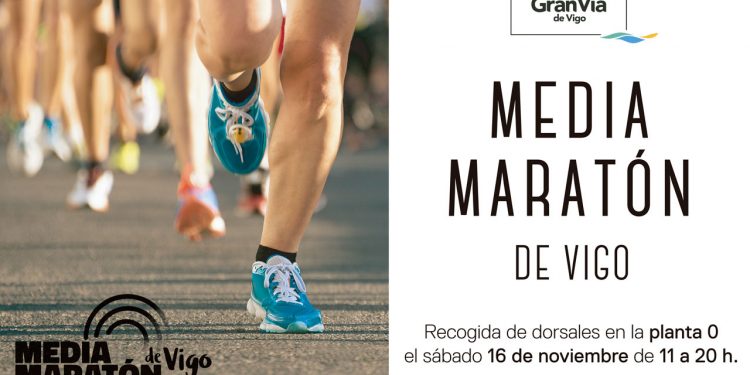 Los dorsales de la Media Maratón de Vigo se podrán recoger en el Gran Vía de Vigo