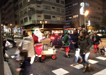 Papá Noel también visita Vigo