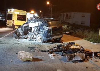 Un joven de 19 años muerto y tres heridos en un accidente en Gondomar