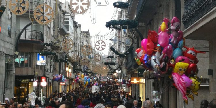 El Nadal de Vigo registra el primer gran fin de semana de lleno total en la ciudad