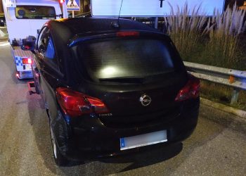 Un septuagenario da positivo en anfetaminas tras circular en sentido contrario por la AG-57