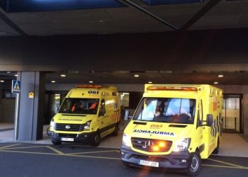 Un vecino de Cangas, herido grave en Tui al quedar atrapado en un torno