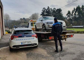 Localizan ao condutor fugado no Porriño tras atropelar a un mozo a semana pasada