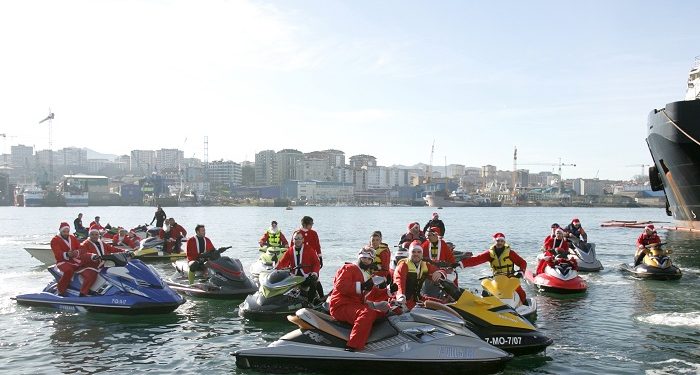 Papanoelada marítima en la Ría de Vigo