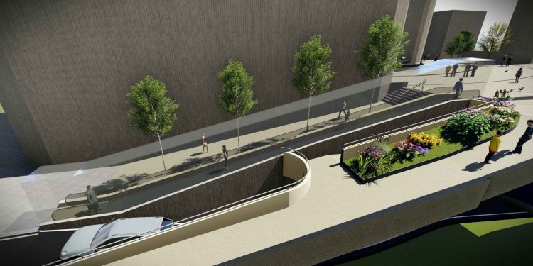 Porta do Sol tendrá túnel con mural, acceso a parking y dos bocas en Elduayen