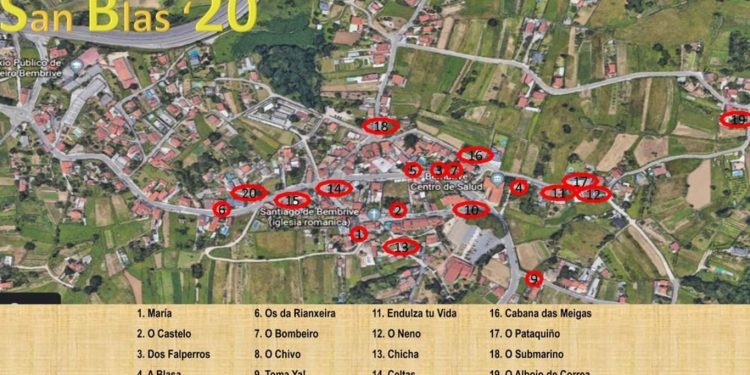 Hora de furanchos en Vigo, fiesta de San Blas en Bembrive