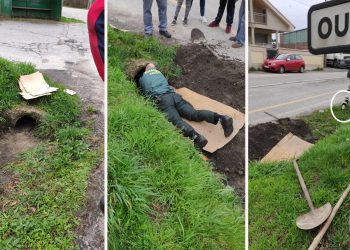 La Guardia Civil rescata en Vilaboa un perro atrapado en un tubo de 40 centímetros de diámetro