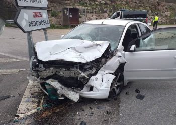 Al menos cinco heridos en dos accidentes graves en el mismo punto de Mos