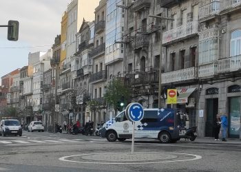 Comienzan los cortes de tráfico en la Porta do Sol