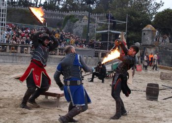 La lluvia suspende el fin de fiesta de A Arribada