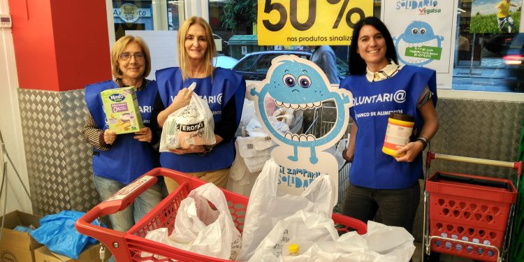 El Zampakilos Solidario moviliza a 500 voluntarios del Banco de Alimentos