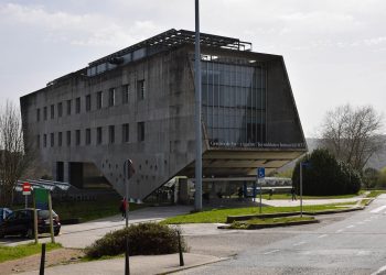 O edificio do Cintecx, na Universidade de Vigo, terá un xemelgo virtual