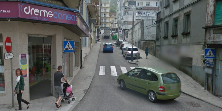 Desalojado un edificio en A Guarda a causa de un incendio en un cuadro eléctrico