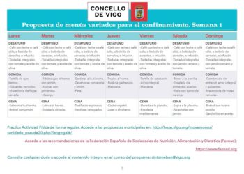 El menú ‘made in Vigo’ para superar el confinamiento de forma saludable