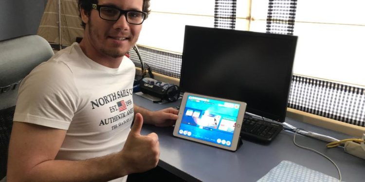 Alberto Basadre, del Marítimo de Canido, campeón de la Regata Galicia contra el Covid-19