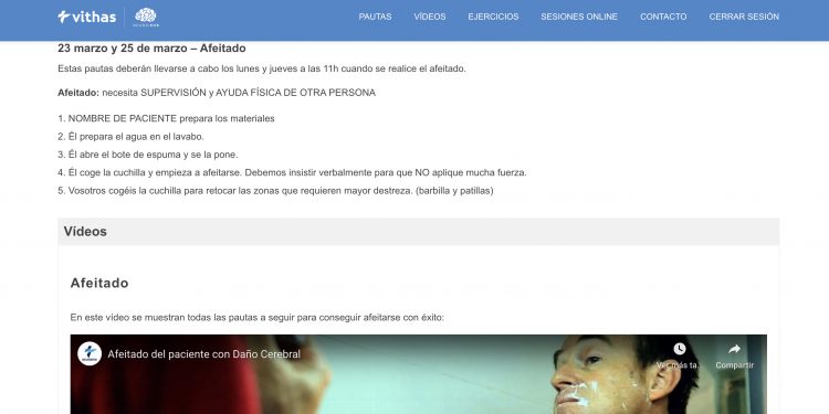 Vithas Fátima habilita TeleNeuroRHB para seguir con la rehabilitación de sus pacientes desde casa