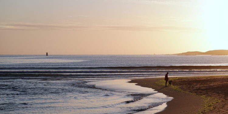 Atardecer en la playa